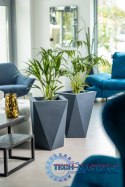 Designerska donica MONUMO VASO Antracyt MONUMO