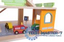 Drewniany garaż tor z windą + autka parking samochodowy ECOTOYS