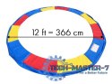 Kolorowa osłona sprężyny do trampoliny 366 374 cm 12ft MULTISTORE