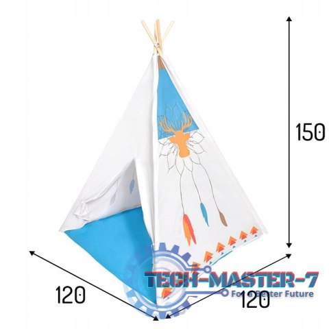 Namiot namiocik tipi wigwam domek dla dzieci ECOTOYS ECOTOYS Namiot namiocik tipi wigwam domek dla dzieci ECOTOYS ECOTOYS