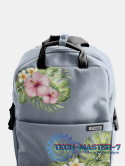 Produkt przykładowy: Plecak Pako, Blooming Hawaii Grey 18L