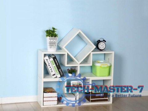 Regał szafka modułowa komoda półki biała ModernHome Regał szafka modułowa komoda półki biała ModernHome