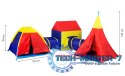 Zestaw namiotów dla dzieci 5w1 domek + tunele Iplay IPLAY