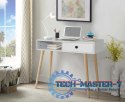 Biurko toaletka kosmetyczna konsola stół do salonu z szufladą ModernHome