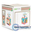 Drewniana kostka edukacyjna, sorter mula ECOTOYS ECOTOYS