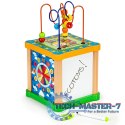 Drewniana kostka edukacyjna, tablica sorter mula ECOTOYS ECOTOYS
