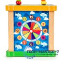 Drewniana kostka edukacyjna, tablica sorter mula ECOTOYS ECOTOYS