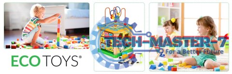 Drewniana kostka edukacyjna, tablica sorter mula ECOTOYS ECOTOYS Drewniana kostka edukacyjna, tablica sorter mula ECOTOYS ECOTOYS