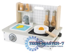 Drewniana kuchenka z akcesoriami mini kuchnia ECOTOYS ECOTOYS