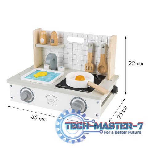 Drewniana kuchenka z akcesoriami mini kuchnia ECOTOYS ECOTOYS Drewniana kuchenka z akcesoriami mini kuchnia ECOTOYS ECOTOYS