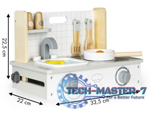 Drewniana kuchenka z akcesoriami mini kuchnia ECOTOYS ECOTOYS Drewniana kuchenka z akcesoriami mini kuchnia ECOTOYS ECOTOYS