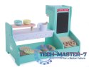 Drewniana kuchnia kawiarnia sklep cukiernia ECOTOYS ECOTOYS