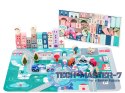 Drewniane klocki edukacyjne miasto z matą 115 szt ECOTOYS ECOTOYS