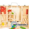 Drewniane narzędzia w skrzynce warsztat zestaw XXL ECOTOYS ECOTOYS