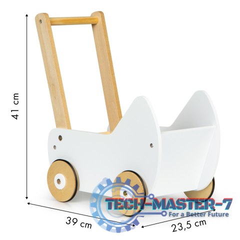 Drewniany wózek dla lalek pchacz chodzik ECOTOYS ECOTOYS Drewniany wózek dla lalek pchacz chodzik ECOTOYS ECOTOYS