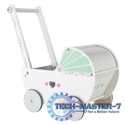 Drewniany wózek dla lalek pchacz chodzik ECOTOYS ECOTOYS Drewniany wózek dla lalek pchacz chodzik ECOTOYS ECOTOYS