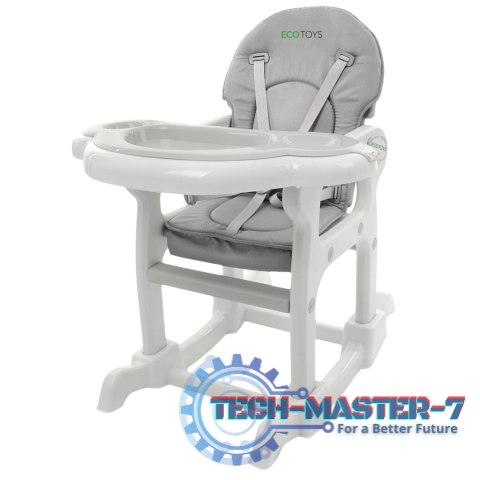 Fotelik krzesełko do karmienia 3w1 bujany fotel krzeseło ze stoliczkiem ECOTOYS ECOTOYS Fotelik krzesełko do karmienia 3w1 bujany fotel krzeseło ze stoliczkiem ECOTOYS ECOTOYS