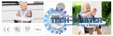 Fotelik krzesełko do karmienia 3w1 bujany fotel krzeseło ze stoliczkiem ECOTOYS ECOTOYS Fotelik krzesełko do karmienia 3w1 bujany fotel krzeseło ze stoliczkiem ECOTOYS ECOTOYS