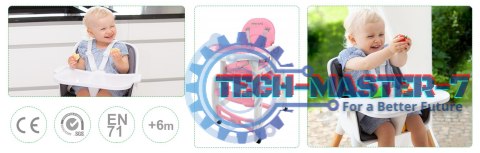 Fotelik krzesełko do karmienia różowe 3w1 bujany fotel krzeseło ze stoliczkiem ECOTOYS ECOTOYS Fotelik krzesełko do karmienia różowe 3w1 bujany fotel krzeseło ze stoliczkiem ECOTOYS ECOTOYS