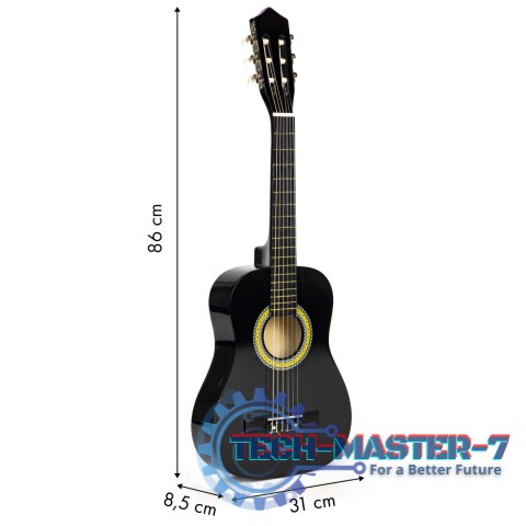 Gitara dla dzieci duża drewniana 6 strun ECOTOYS ECOTOYS Gitara dla dzieci duża drewniana 6 strun ECOTOYS ECOTOYS