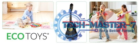 Gitara dla dzieci duża drewniana 6 strun ECOTOYS ECOTOYS Gitara dla dzieci duża drewniana 6 strun ECOTOYS ECOTOYS