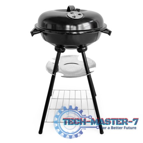 Grill ogrodowy z pokrywą i popielnikiem ModernHome Grill ogrodowy z pokrywą i popielnikiem ModernHome