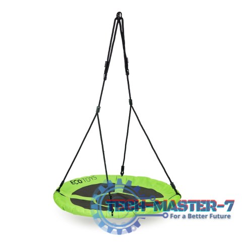 Huśtawka ogrodowa bocianie gniazdo 100cm zielona ECOTOYS ECOTOYS Huśtawka ogrodowa bocianie gniazdo 100cm zielona ECOTOYS ECOTOYS