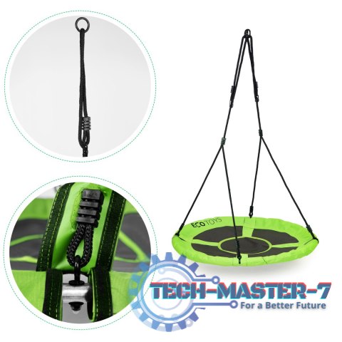 Huśtawka ogrodowa bocianie gniazdo 100cm zielona ECOTOYS ECOTOYS Huśtawka ogrodowa bocianie gniazdo 100cm zielona ECOTOYS ECOTOYS