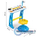 Keyboard organki pianinko z mikrofonem mp3 niebieskie MULTISTORE