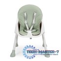 Krzesełko fotelik do karmienia 2w1 pasy 5 punktowe ECOTOYS azure ECOTOYS