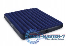 Materac dmuchany dwuosobowy 203x183 cm welurowy INTEX 64755 INTEX