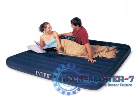 Materac dmuchany dwuosobowy 203x183 cm welurowy INTEX 64755 INTEX Materac dmuchany dwuosobowy 203x183 cm welurowy INTEX 64755 INTEX