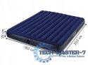 Materac dmuchany dwuosobowy 203x183 cm welurowy INTEX 64755 INTEX