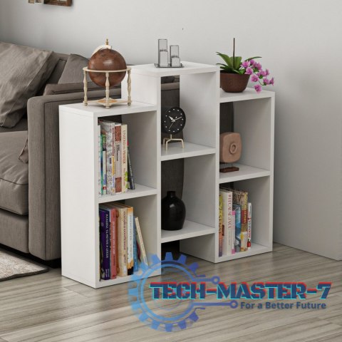 Nowoczesny stojący regał do salonu i sypialni ModernHome ModernHome Nowoczesny stojący regał do salonu i sypialni ModernHome ModernHome
