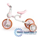 Rower rowerek biegowy 4w1 Pedały Kółka boczne różowy ECOTOYS ECOTOYS