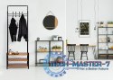 Wieszak stojący 18 haków z półkami na buty ModernHome ModernHome
