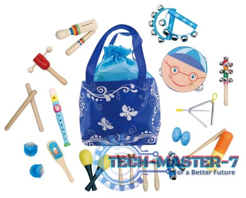 Zestaw muzyczny 16 instrumentów dla dzieci + torba ECOTOYS ECOTOYS