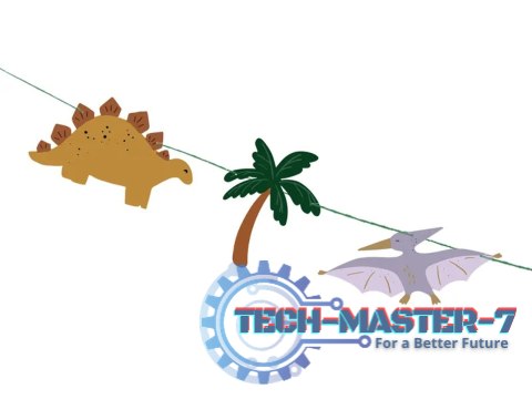 Baner Happy Birthday Dino 3m Baner Happy Birthday Dino 3m