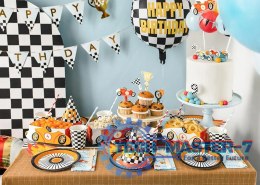 Dekoracje do muffinek Autka 12cm