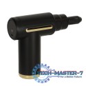 Pistolet do masażu masażer do pleców ciała LED 4w1 czarny