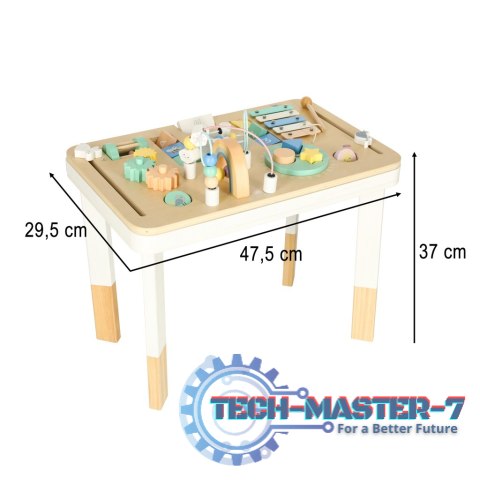 Stolik manipulacyjny LULILO montessori miętowy Stolik manipulacyjny LULILO montessori miętowy