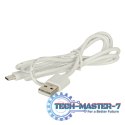 Wentylator biurkowy wiatrak z klipsem bezprzewodowy USB chłodzenie 3 poziomy mocy 11,5cm biały