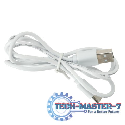 Wentylator biurkowy wiatrak stojący bezprzewodowy USB na pilot z lampką 4 poziomy mocy 18cm biały Wentylator biurkowy wiatrak stojący bezprzewodowy USB na pilot z lampką 4 poziomy mocy 18cm biały