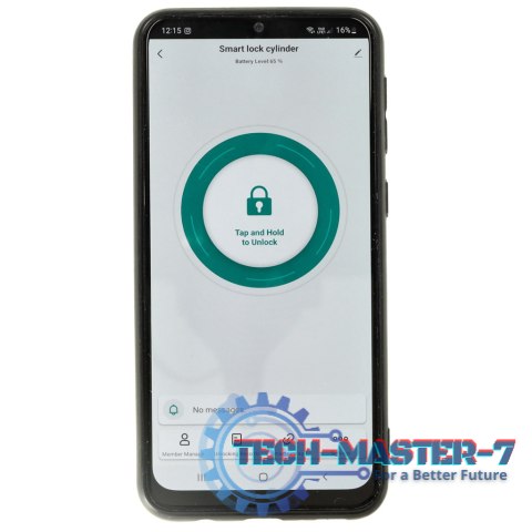 Zamek elektroniczny SMART wkładka inteligentna do drzwi odcisk palca bluetooth Zamek elektroniczny SMART wkładka inteligentna do drzwi odcisk palca bluetooth