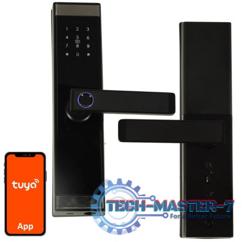 Zamek elektroniczny do drzwi SMART klamka inteligentna na kod odcisk palca bluetooth Zamek elektroniczny do drzwi SMART klamka inteligentna na kod odcisk palca bluetooth