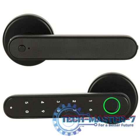 Zamek elektroniczny do drzwi klamka na kod odcisk palca bluetooth
