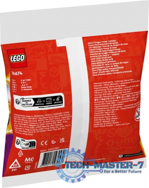 Klocki Ninjago 30674 Smocza moc Zanea - pojazdy Klocki Ninjago 30674 Smocza moc Zanea - pojazdy