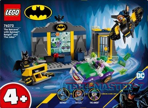 Klocki Super Heroes 76272 Jaskinia Batmana z Batmanem, Batgirl i Jokerem Klocki Super Heroes 76272 Jaskinia Batmana z Batmanem, Batgirl i Jokerem