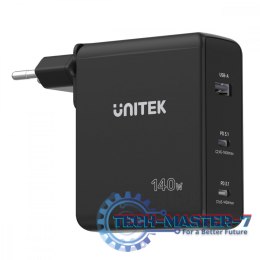 Ładowarka Sieciowa GAN 3 Porty 2x USB-C 1x USB-A 140W; P1115A