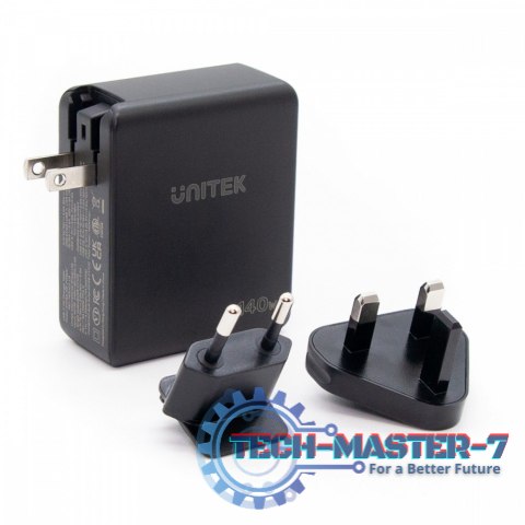 Ładowarka Sieciowa GAN 3 Porty 2x USB-C 1x USB-A 140W; P1115A Ładowarka Sieciowa GAN 3 Porty 2x USB-C 1x USB-A 140W; P1115A
